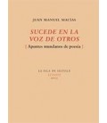 SUCEDE EN LA VOZ DE OTROS (APUNTES MUNDANOS DE POESIA)