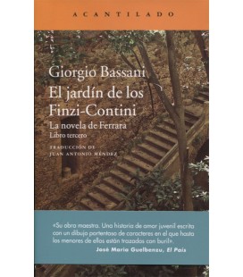 JARDIN DE LOS FINZI CONTINI NOVELA FERRARA