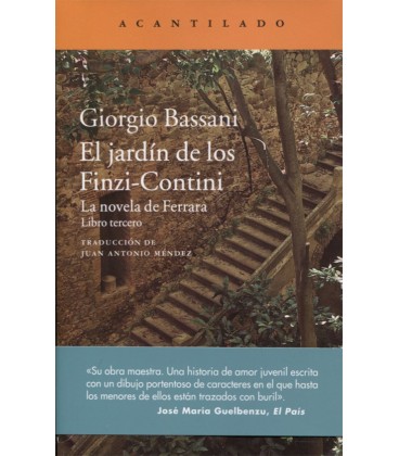 JARDIN DE LOS FINZI CONTINI NOVELA FERRARA