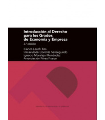 INTRODUCCION AL DERECHO PARA LOS GRADOS DE ECONOMIA Y EMPRESA