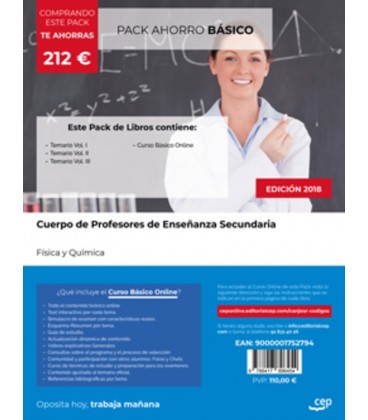PACK AHORRO BASICO FISICA Y QUIMICA
