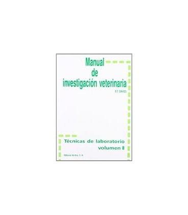 MANUAL DE INVESTIGACION VETERINARIA VOL II