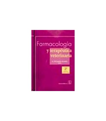 FARMACOLOGIA Y TERAPEUTICA VETERINARIA