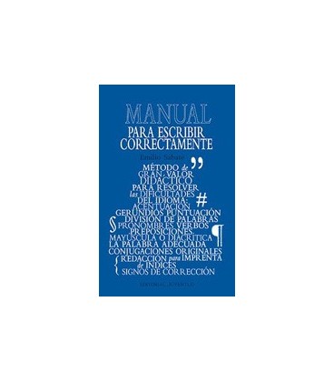 MANUAL PARA ESCRIBIR CORRECTAMENTE