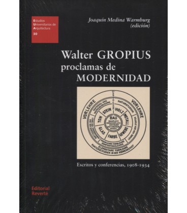 WALTER GROPIUS PROCLAMA DE MODERNIDAD
