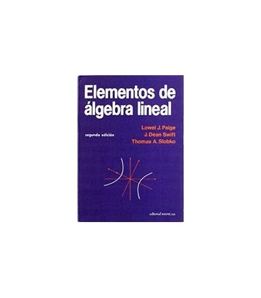 ELEMENTOS ALGEBRA LINEAL