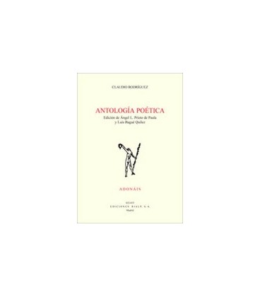 ANTOLOGIA POETICA ADONAIS (CLAUDIO RODRIGUEZ)