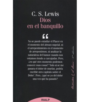DIOS EN EL BAQUILLO