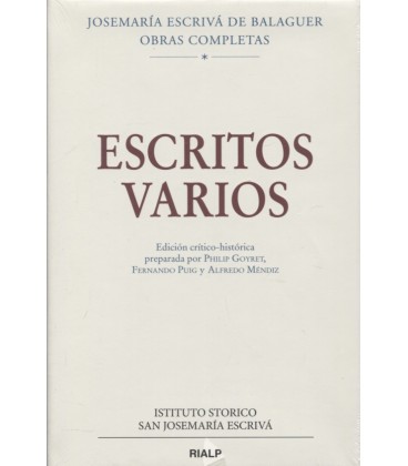 ESCRITOS VARIOS