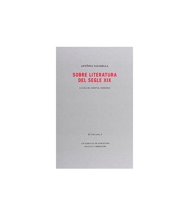 SOBRE LITERATURA DEL SEGLE XIX