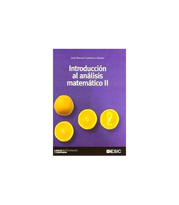 INTRODUCCION AL ANALISIS MATEMATICO II