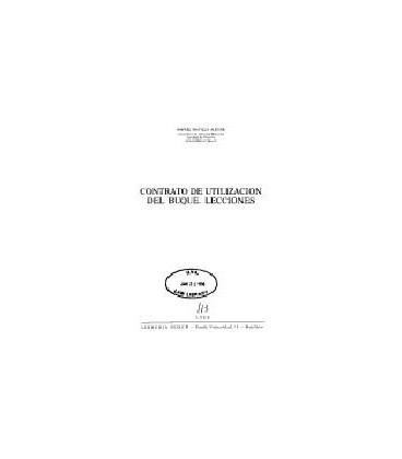 CONTRATOS DE UTILIZACION DEL BUQUE