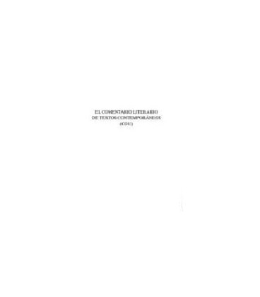 COMENTARIO LITER TEXT CONTEMP (COU)