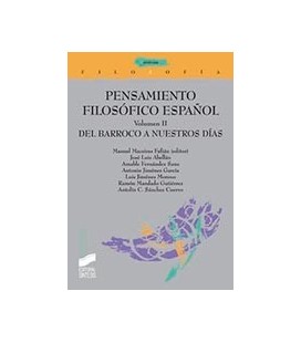 PENSAMIENTO FILOSOFICO ESPAÑOL V II
