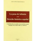 PENA DE INFAMIA EN DERECHO HISTORICO ESP