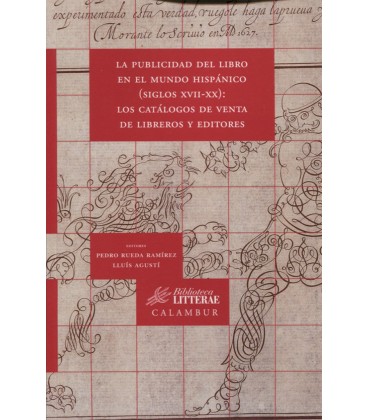 PUBLICIDAD DEL LIBRO EN EL MUNDO HISPANICO SIGLOS XVII XX