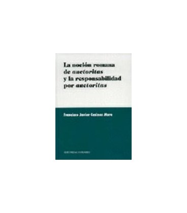 NOCION ROMANA DE AUCTORITAS Y LA RESP