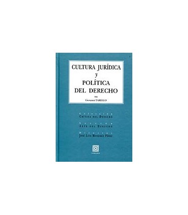 CULTURA JURIDICA Y POLITICA DEL DERECHO