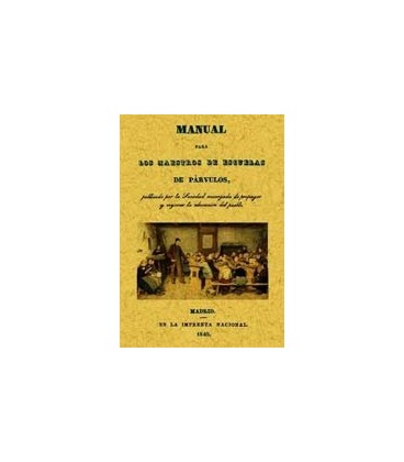 MANUAL PARA LOS MAESTROS DE ESCUELAS DE PARVULOS