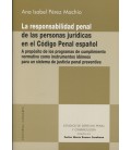 RESPONSABILIDAD PENAL DE LAS PERSONAS JURIDICAS EN EL CODIGO PENAL