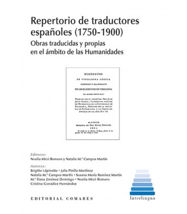 REPERTORIO DE TRADUCTORES ESPAÑOLES 1750 1900