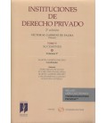 INSTITUCIONES DE DERECHO PRIVADO TOMO V VOLUMEN III 2 ED