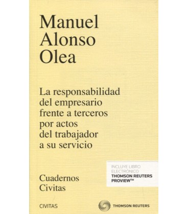 RESPONSABILIDAD DEL EMPRESARIO FRENTE A TERCEROS POR ACTOS