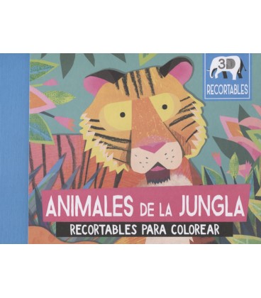 ANIMALES DE LA JUNGLA RECORTABLES PARA COLOREAR