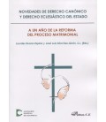 NOVEDADES DE DERECHO CANONICO Y DERECHO ECLESIASTICO DEL ESTADO