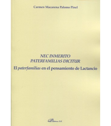 NEC INMERITO PATERFAMILIAS DICITUR