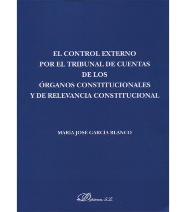 CONTROL EXTERNO POR EL TRIBUNAL DE CUENTAS DE LOS ORGANOS CONSTITUCION