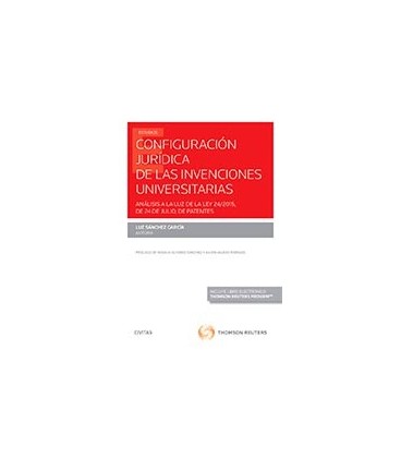 CONFIGURACION JURIDICA DE LAS INVENCIONES UNIVERSITARIAS