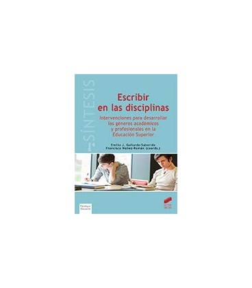 ESCRIBIR EN LAS DISCIPLINAS INTERVENCIONES PARA DESARROLLAR LOS GENERO