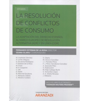 RESOLUCION DE CONFLICTOS DE CONSUMO (DUO)