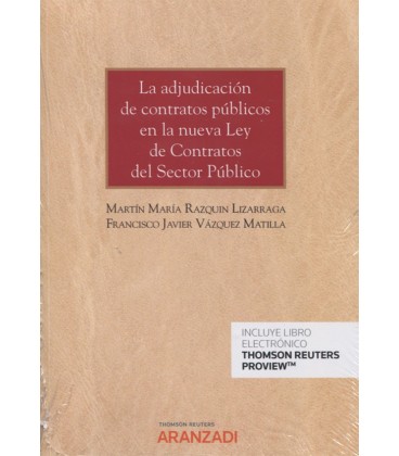 ADJUDICACION DE CONTRATOS PUBLICOS NUEVA LEY CONTRATOS SECTOR PUBLICO
