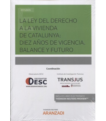 LEY DEL DERECHO A LA VIVIENDA DE CATALUNYA