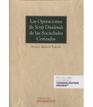 OPERACIONES DE SCRIPT DIVIDENDS DE LAS SOCIEDADES COTIZADAS