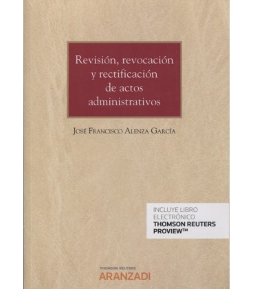 REVISION REVOCACION Y RECTIFICACION DE ACTOS ADMINISTRATIVOS