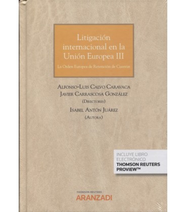 LITIGACION INTERNACIONAL EN LA UNION EUROPEA III