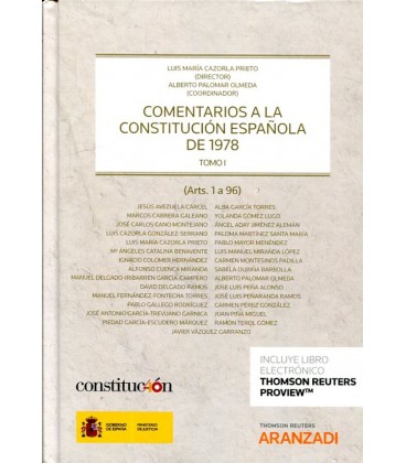 COMENTARIOS A LA CONSTITUCION ESPAÑOLA ( OC 2 VOLS ) DUO