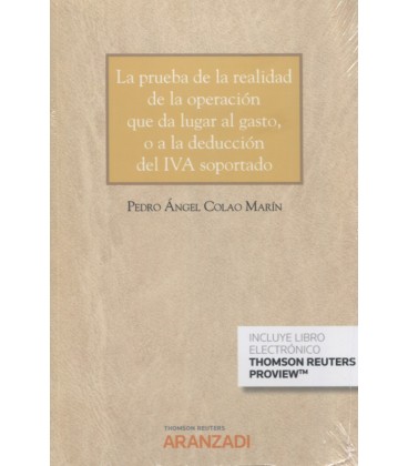 PRUEBA DE LA REALIDAD DE LA OPERACION QUE DA LUGAR AL GASTO (DUO)