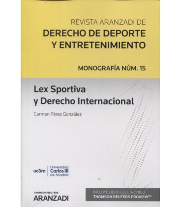 LEX SPORTIVA Y DERECHO INTERNACIONAL