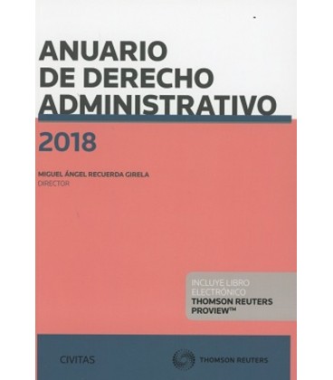 ANUARIO DE DERECHO ADMINISTRATIVO 2018