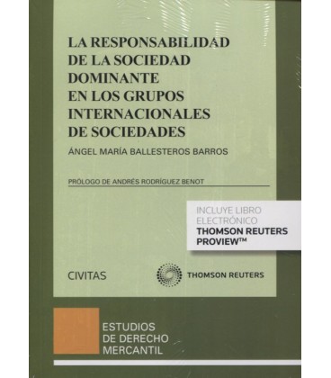RESPONSABILIDAD DE LA SOCIEDAD DOMINANTE EN LOS GRUPOS INTERNACIONALES