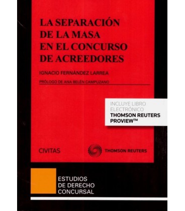 SEPARACION DE LA MASA EN EL CONCURSO DE ACREEDORES (DUO)