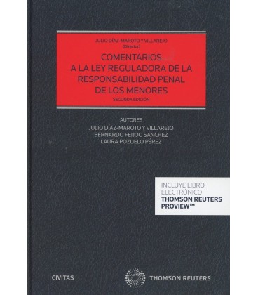COMENTARIOS A LA LEY REGULADORA DE LA RESPONSABILIDAD PENAL MENORES