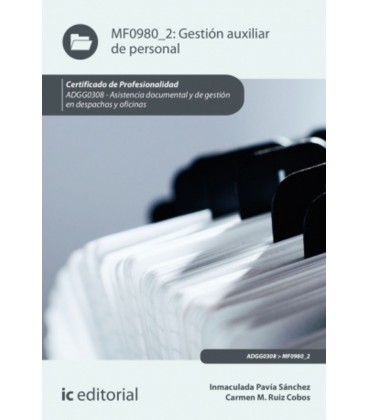 GESTION AUXILIAR DE PERSONAL ADGG0308 ASISTENCIA DOCUMENTAL