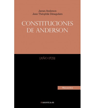 CONSTITUCIONES DE ANDERSON