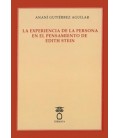 EXPERIENCIA DE LA PERSONA EN EL PENSAMIENTO DE EDITH STEIN
