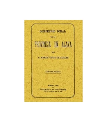 COMPENDIO FORAL PROVINCIA DE ALAVA